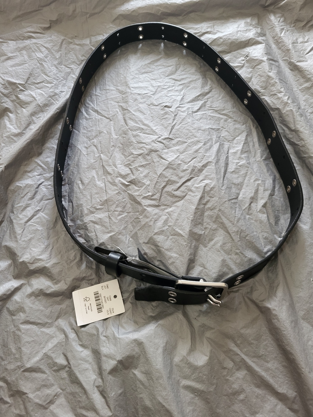 J. Crew Italian Grommet Leather Belt - Picture 2 of 7